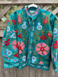Suzani velvet jacket