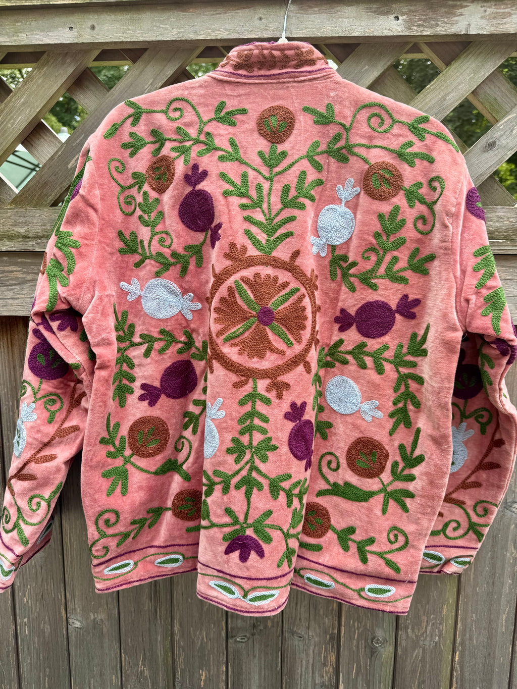 Suzani velvet jacket