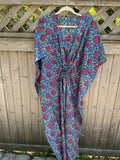 Kaftan - blue floral