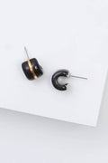Noir Mini Hoops