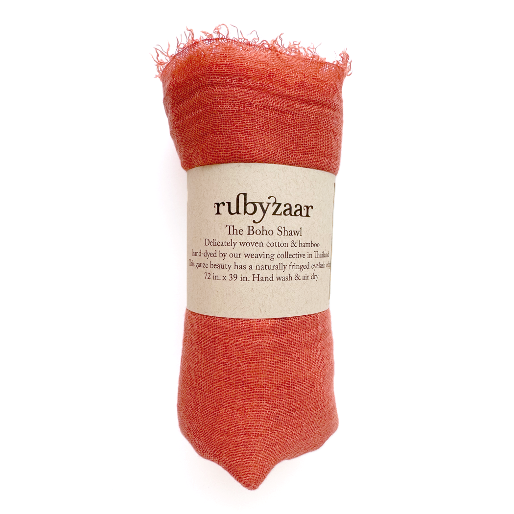 Boho Scarf - Burnt Orange