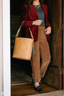 Moden Leather Bucket Tote