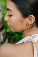 Sculpted Porcelain Studs