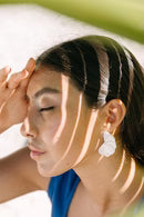 Porcelain Petal Earrings