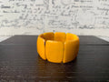 Yellow beaded tagua bracelet