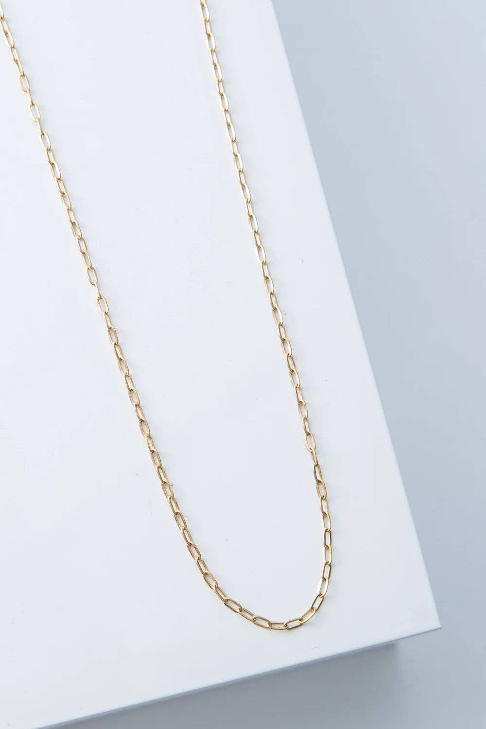 Dainty Paper Clip Chain