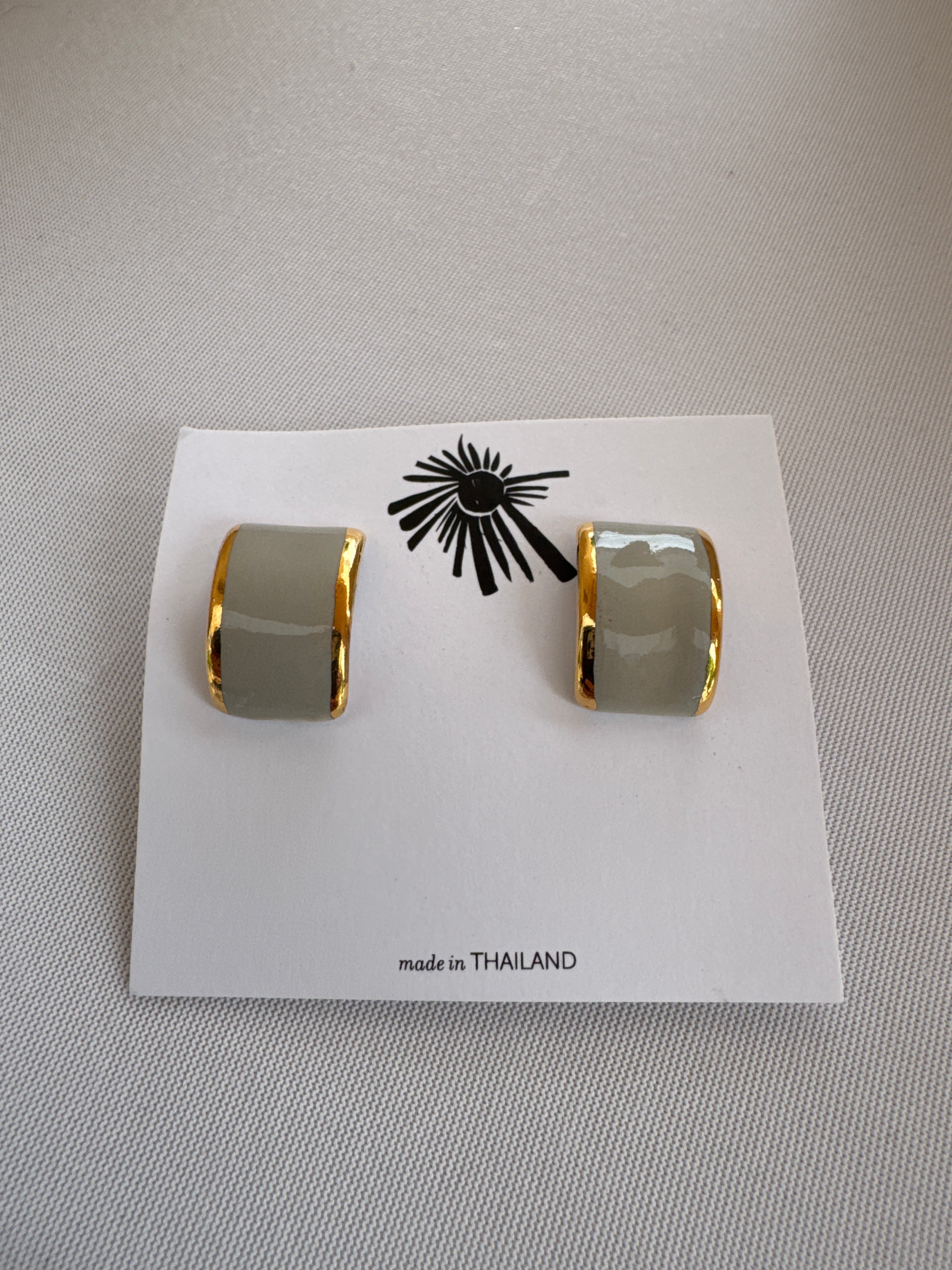 Gold rain earrings