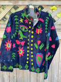 Suzani velvet jacket navy(sjv24)