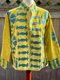 Suzani Jacket - velvet - yello