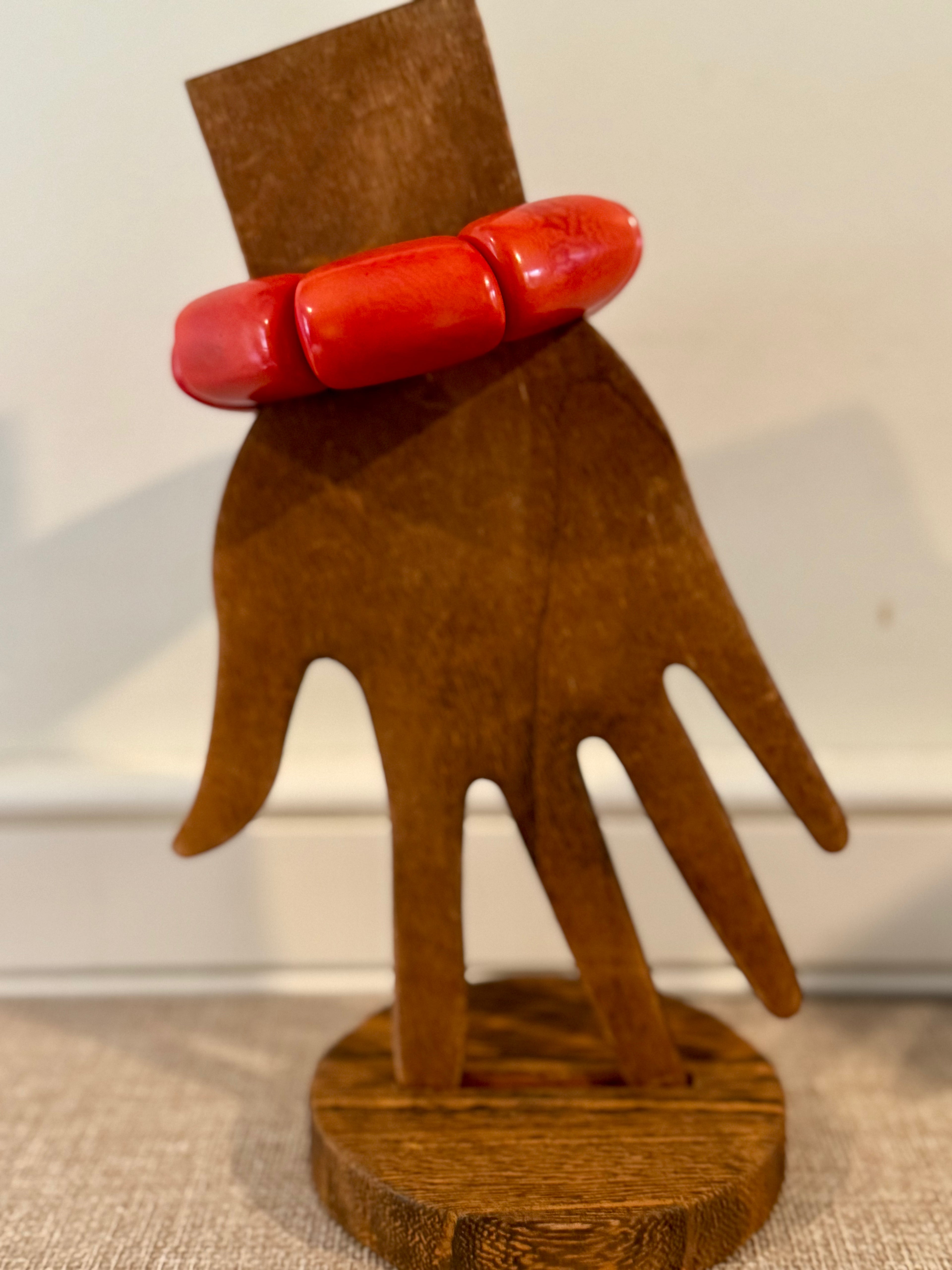 Tagua bracelet - chunky