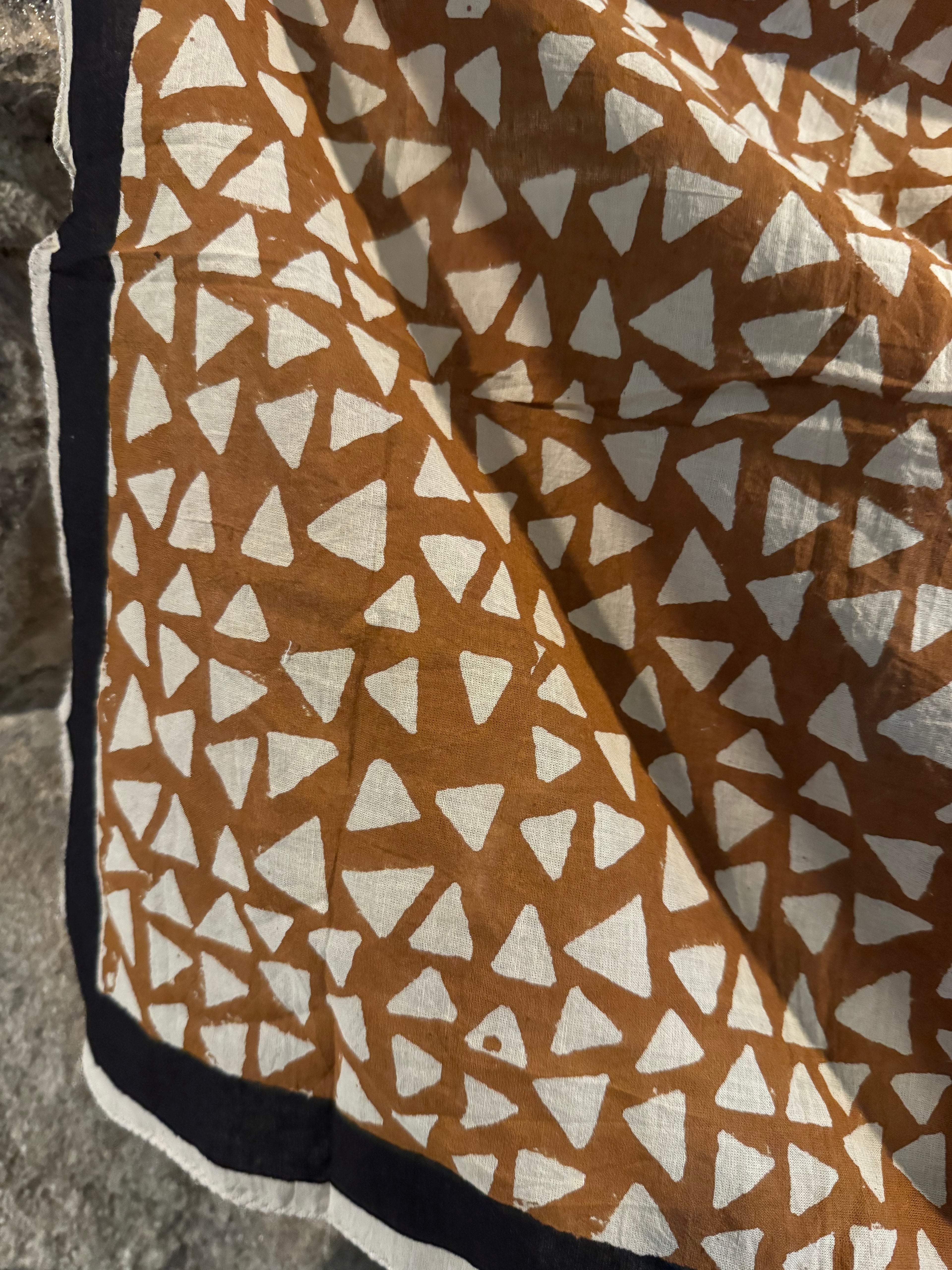 Bandana - geo yellow