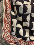 Bandana - lg geo black