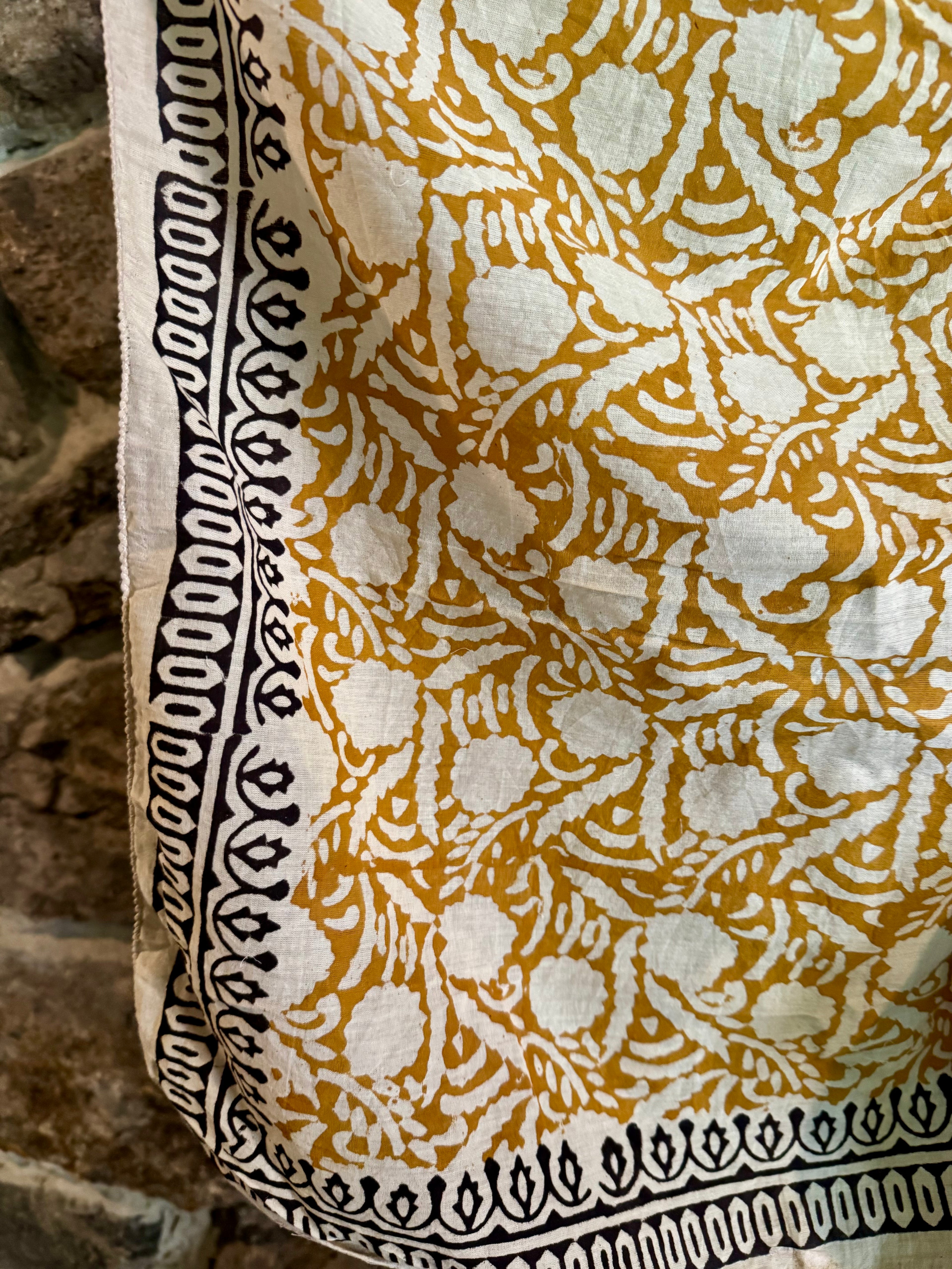 Bandana -yellow floral