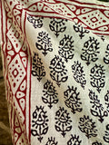 Bandana -b/w floral