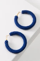 Azul Crocheted Hoops