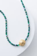 Casted Snail Agate Necklace