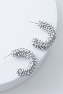 Chrome Crochet Hoops