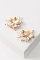 Convertable Pearl Cluster Earrings