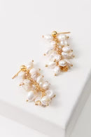 Convertable Pearl Cluster Earrings