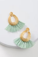 Lux Rafia Earrings