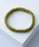 Opaque glass bracelets, assorted