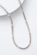 Silver Sequin Necklace