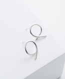 Silver Stitch Earrings