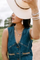 Textured Statement Earrings